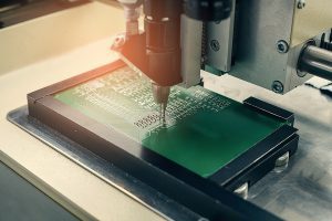 Automation of printed circuit board assembly. 